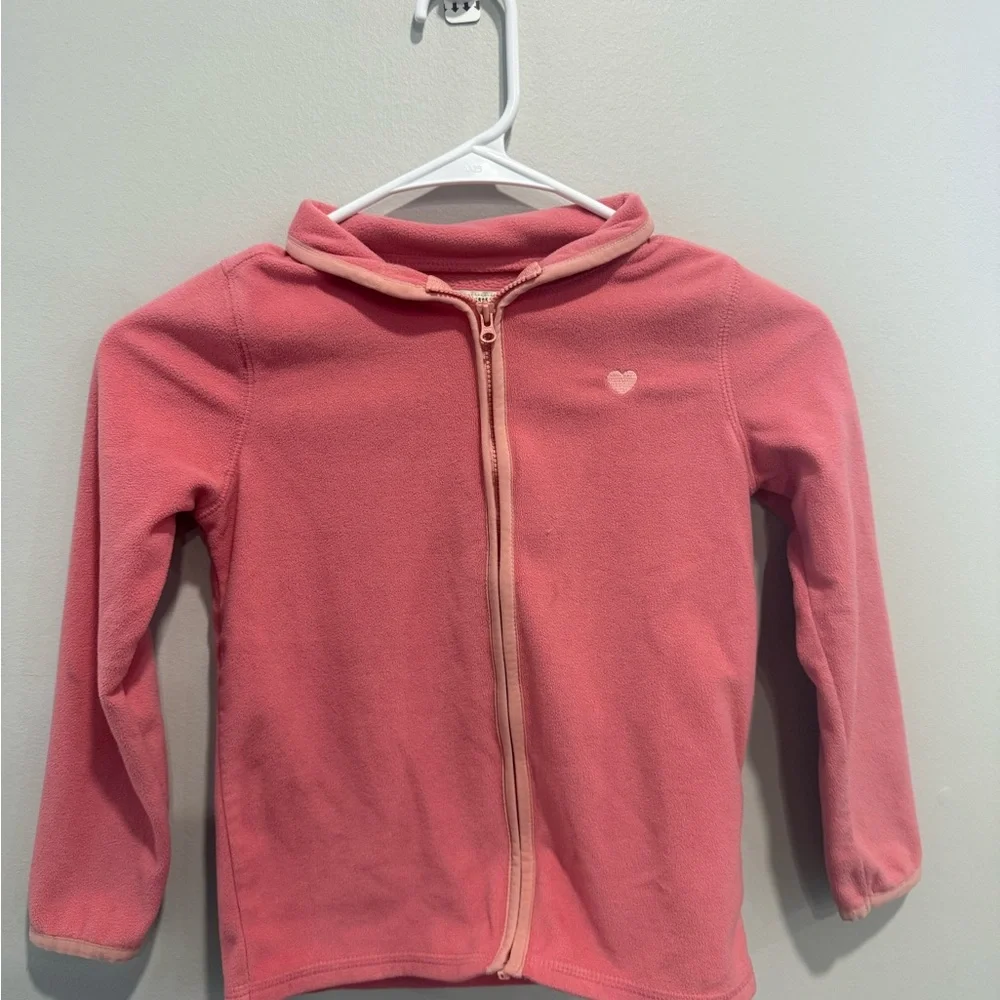 OshKosh B'gosh Coral Kids Fleece Hoodie size 6/6x
